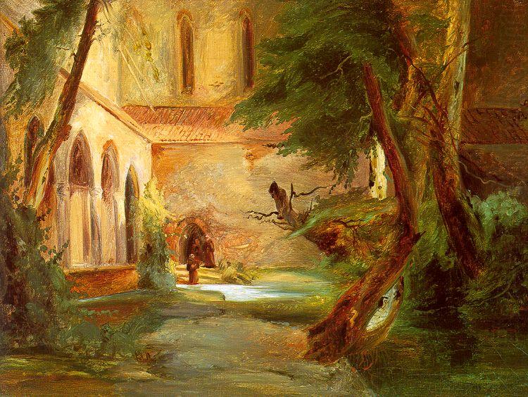Monastery in the Wood, Charles Blechen